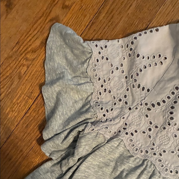 J. Crew Light Gray and White Short Sleeve Tees - Picture 7 of 16